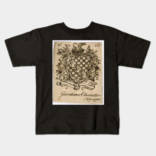 gardiner chandler bookplate 1760 - Paul Revere Kids T-Shirt